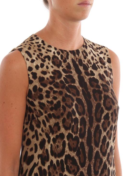26FW 돌체앤가바나 미디 원피스 F6VE2TFSADDHY13M Animal Print - DOLCE & GABBANA