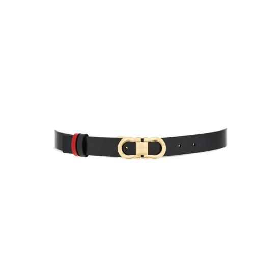 25SS 살바토레 페라가모 슬림 벨트 230294 0771068 NERED BLACK - SALVATORE FERRAGAMO
