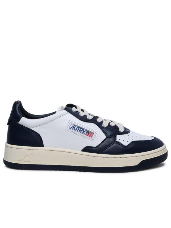 26FW 오트리 메달리스트 로우 스니커즈 AULMWB04 Navy