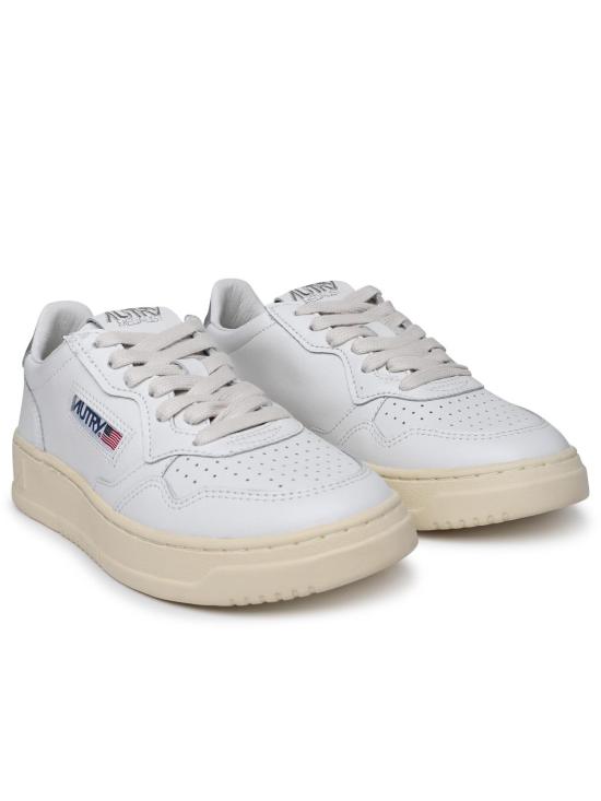 26FW 오트리 메달리스트 로우 레더 스니커즈 AULWLL05 White - AUTRY