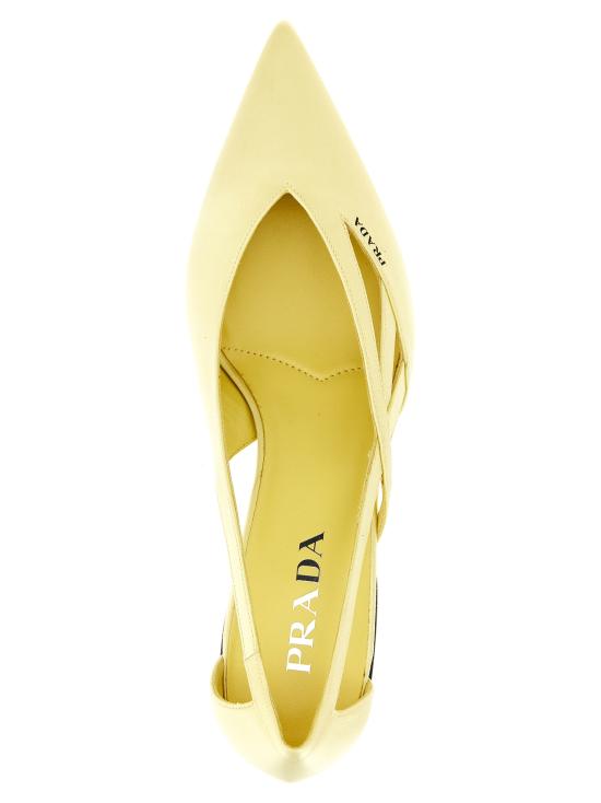 25FW 프라다 힐/펌프스 1I741NFB055049F0222 Yellow - PRADA