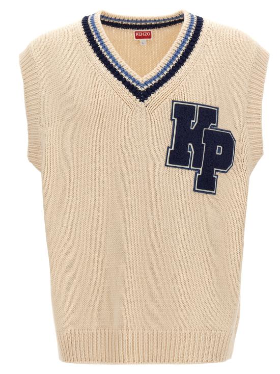 24FW 겐조 니트 베스트 FE65PU4753CH02 White