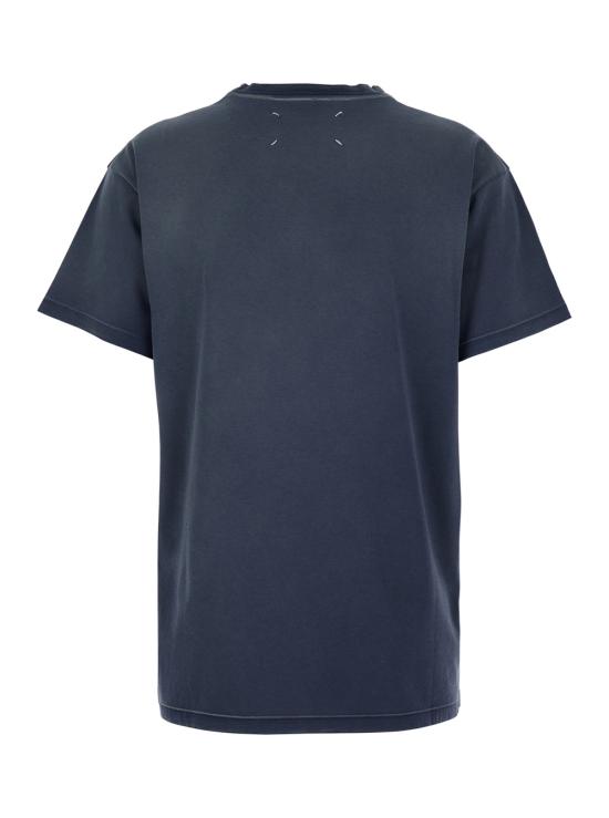 26SS 마르지엘라 로고 코튼 저지 티셔츠 S51GC0523S20079469 Blu - MAISON MARGIELA