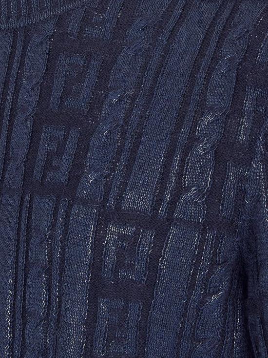 24FW 펜디 스웨터 FZX091ASGO F0H5A Blue - FENDI