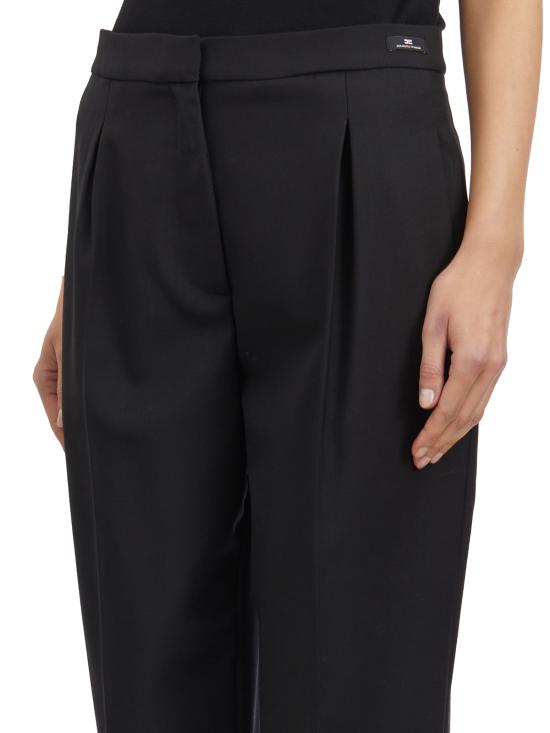  엘리자베타프랜치 스트레이트 팬츠 HPA05442E2110 Black - ELISABETTA FRANCHI