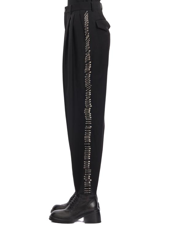  꼼데가르송 스트레이트 팬츠 I3NP004W24BLACK Black - COMME DES GARCONS