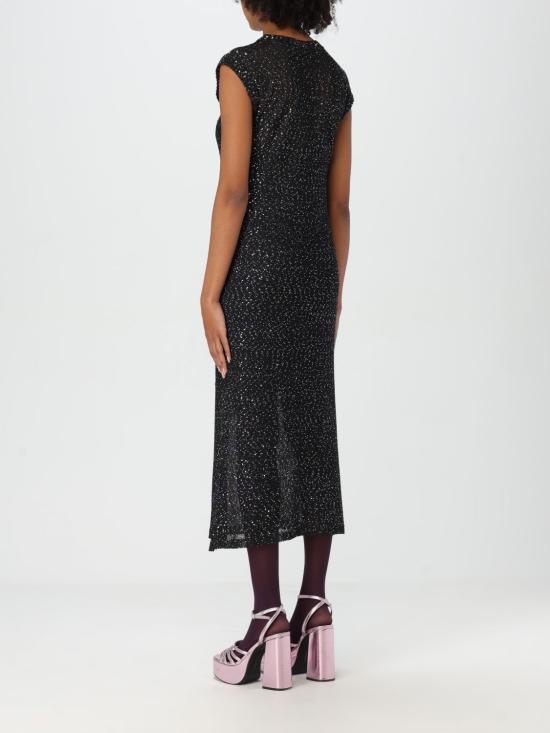 24FW 엠에스지엠 미디 원피스 3741MDA195247784 99 Black - MSGM