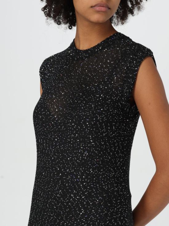 24FW 엠에스지엠 미디 원피스 3741MDA195247784 99 Black - MSGM