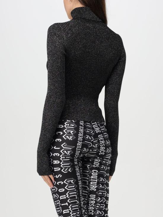 24FW 베르사체 터틀넥 77HAFM22CM60H 899 Black - VERSACE