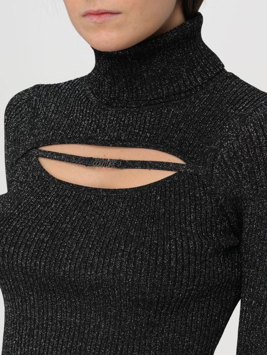 24FW 베르사체 터틀넥 77HAFM22CM60H 899 Black - VERSACE