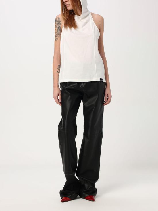  쿠레쥬 민소매 티셔츠 424JDE091JS0175 0001 White - COURREGES