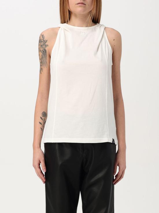  쿠레쥬 민소매 티셔츠 424JDE091JS0175 0001 White