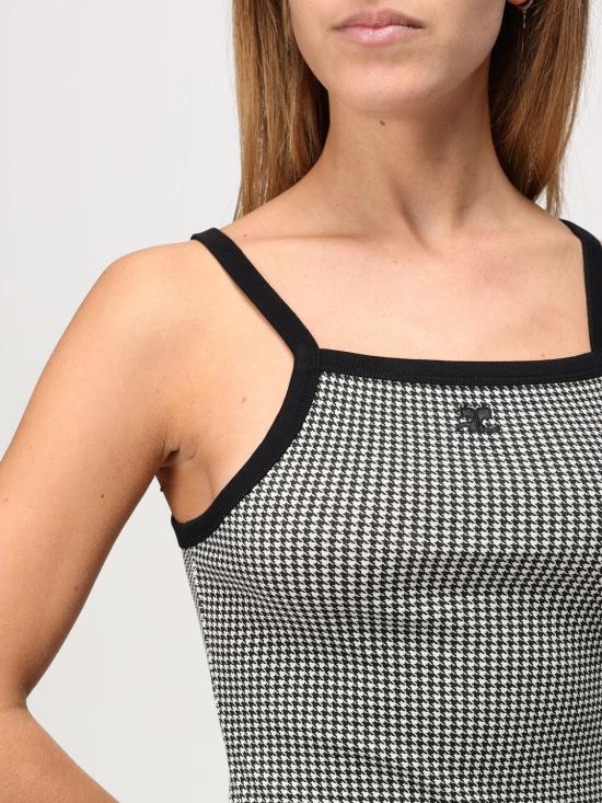 24FW 쿠레쥬 숏 원피스 324JRO458JS0167 B135 White - COURREGES