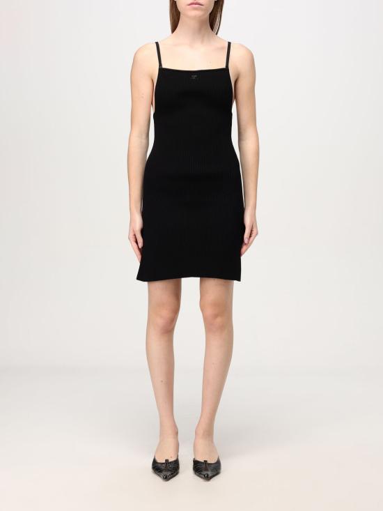 24FW 쿠레쥬 숏 원피스 324MRO441FI0001 9999 Black