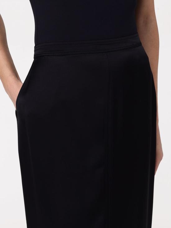 24FW 핑코 롱 스커트 104173A24V Z99 Black - PINKO