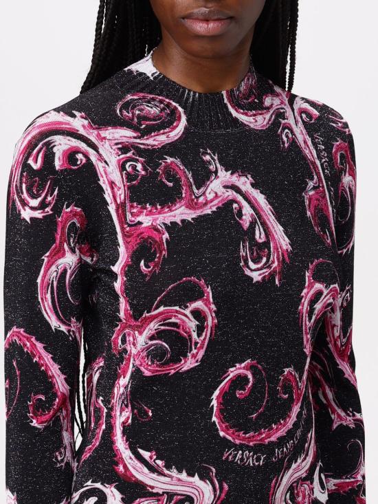 24FW 베르사체 스웨터 77HAFM24CMN80 QY2 Black 1 - VERSACE