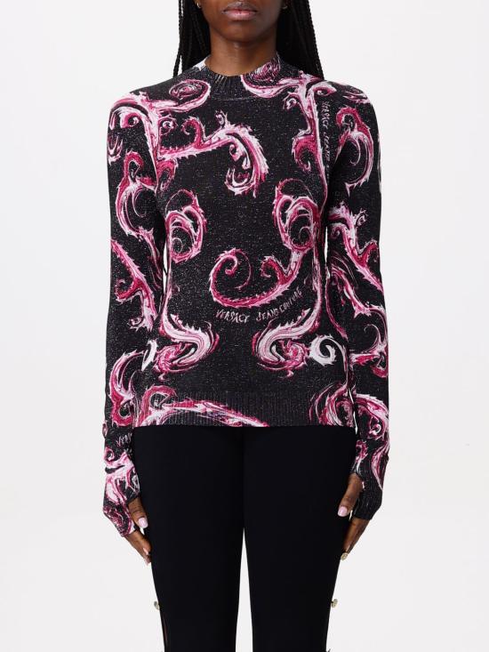 24FW 베르사체 스웨터 77HAFM24CMN80 QY2 Black 1