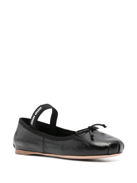 24FW 미우미우 플랫 슈즈 5F794DFDX05JICF0002 NERO - MIU MIU