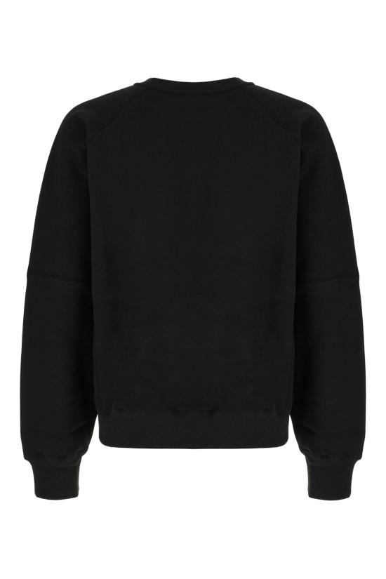 생로랑 오버사이즈 플리스 스웨트셔츠 799172Y37WH 1000 NOIR - SAINT LAURENT