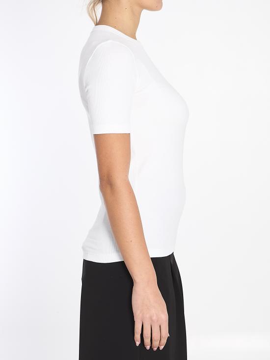 25SS 토템 반팔 티셔츠 243WRT0411 WHITE - TOTEME