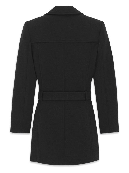  생로랑 미디 원피스 774883 Y288V1000 Black - SAINT LAURENT