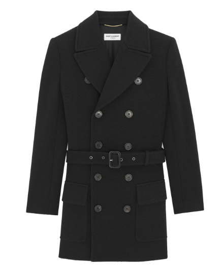  생로랑 미디 원피스 774883 Y288V1000 Black - SAINT LAURENT