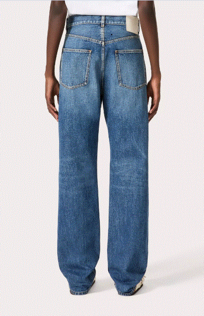  발렌티노 가라바니 데님 팬츠 4B0DD18T8JS 558 Medium blue denim - VALENTINO GARAVANI