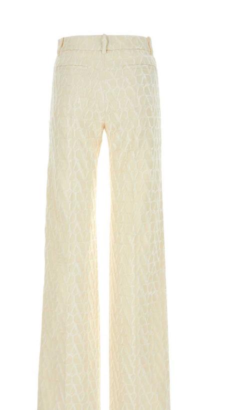  발렌티노 가라바니 스트레이트 팬츠 4B3RB4M78CE AVORIO - VALENTINO GARAVANI