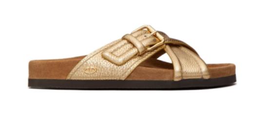  발렌티노 가라바니 뮬/슬리퍼 4W0S0IZ5RHM ZN2 Gold sigaro - VALENTINO GARAVANI