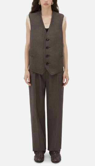  보테가베네타 베스트 780026 V3PI01176 Brown blue yellow - BOTTEGA VENETA