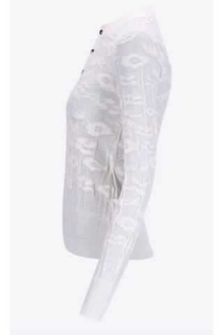  보테가베네타 스웨터 772543 V3MM09071 Chalk - BOTTEGA VENETA