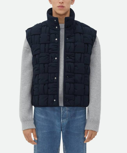  보테가베네타 베스트 734249 V3PR04121 Blue - BOTTEGA VENETA