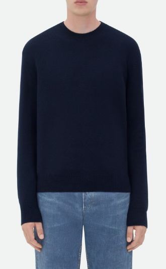  보테가베네타 스웨터 772376 V2MM04121 Blue - BOTTEGA VENETA