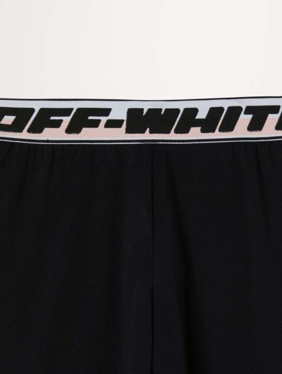 24FW [주니어] 오프화이트 스트레이트 팬츠 OGCD003C99JER001 1010 Black - OFF WHITE