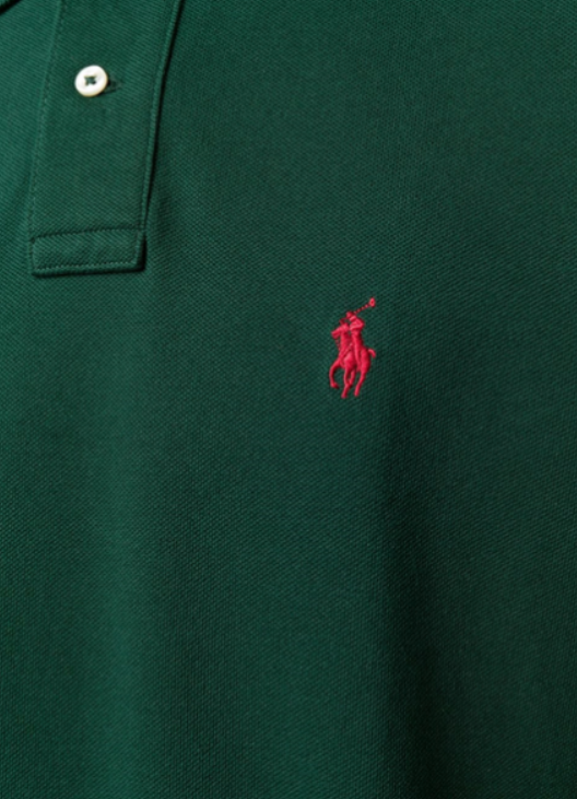  랄프 로렌 폴로 티셔츠 710795080018 COLLEGE GREEN - RALPH LAUREN