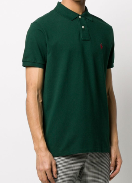  랄프 로렌 폴로 티셔츠 710795080018 COLLEGE GREEN - RALPH LAUREN