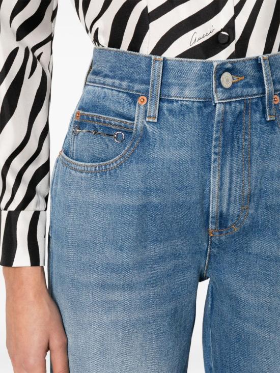  구찌 데님 팬츠 764349 XDCRA4447 Blue - GUCCI