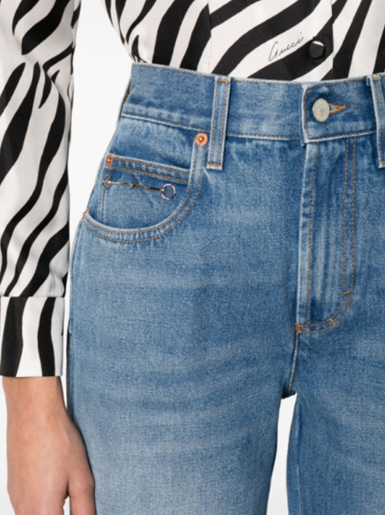  구찌 데님 팬츠 764349 XDCRA4447 Blue - GUCCI