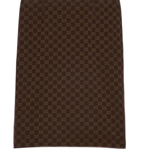  구찌 미디 스커트 759793 ZAOOE2413 Dark brown - GUCCI