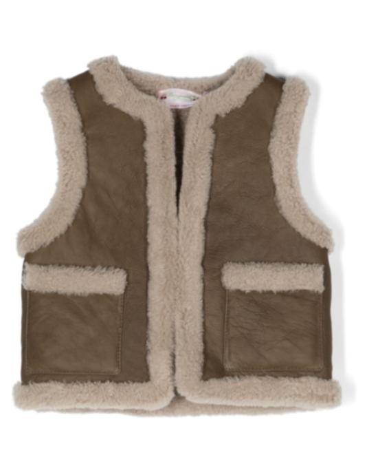  [키즈] 봉쁘앙 베스트 W03GJAL00001 068C Chataigne - BONPOINT