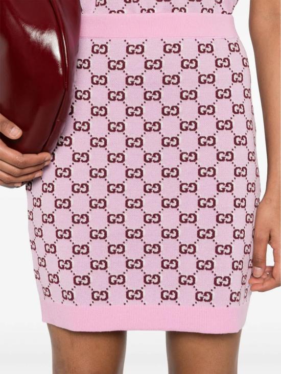 24FW 구찌 숏 스커트 800365XKD8R 5283 Pink - GUCCI