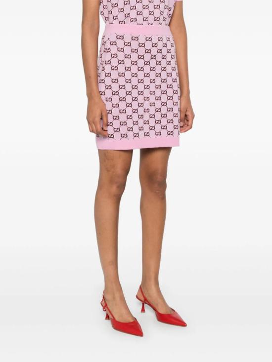 24FW 구찌 숏 스커트 800365XKD8R 5283 Pink - GUCCI