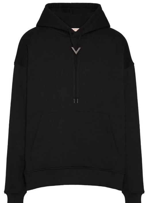 24FW 발렌티노 가라바니 긴팔 티셔츠 5V3MF25RADJ 0NO Black