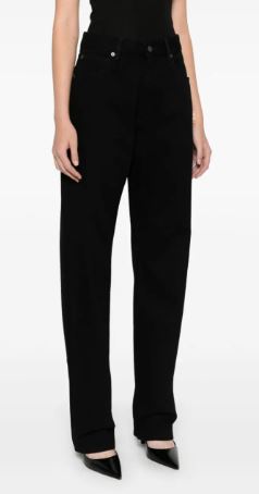 24FW 발렌티노 가라바니 스트레이트 팬츠 5B0DD18T8YN 0NO - VALENTINO GARAVANI