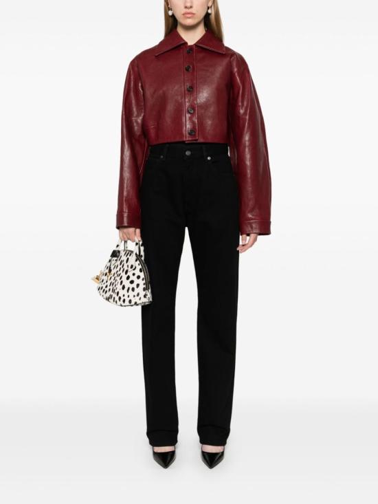 24FW 발렌티노 가라바니 스트레이트 팬츠 5B0DD18T8YN 0NO - VALENTINO GARAVANI