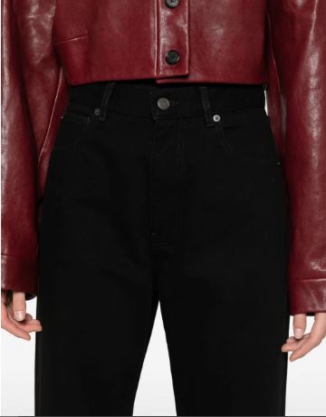 24FW 발렌티노 가라바니 스트레이트 팬츠 5B0DD18T8YN 0NO - VALENTINO GARAVANI