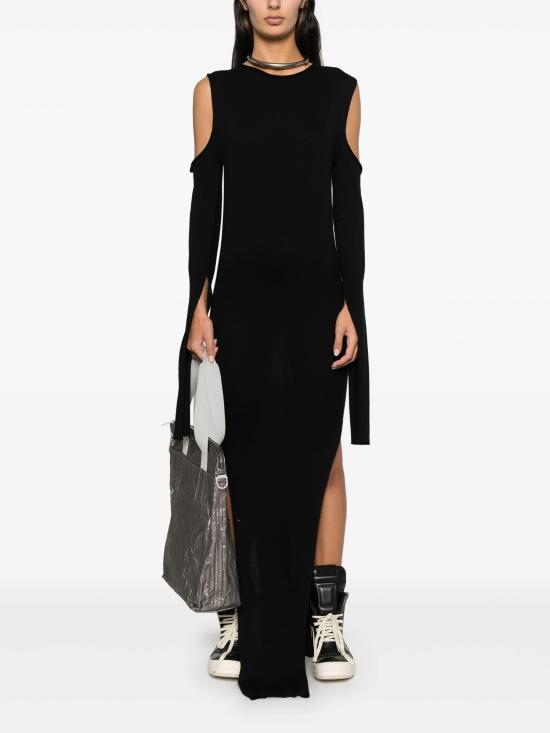 24FW 릭 오웬스 미디 원피스 RP02D3610M 09 Black - RICK OWENS