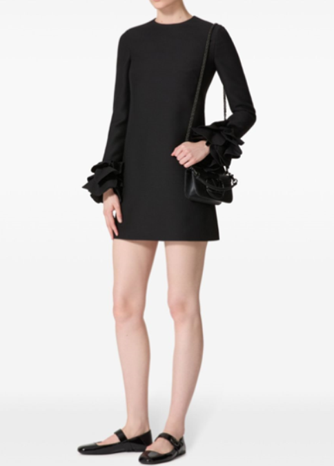 24FW 발렌티노 가라바니 숏 원피스 5B0VAEH01CF 0NO - VALENTINO GARAVANI