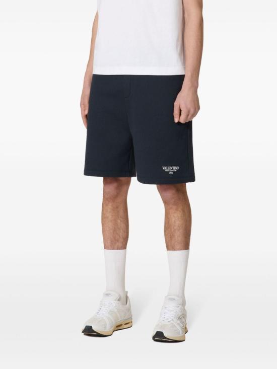 24FW 발렌티노 가라바니 숏팬츠 5V3MD02CAAM NB4 Navy bianco - VALENTINO GARAVANI