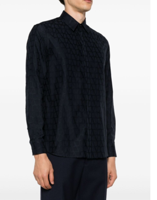 24FW 발렌티노 가라바니 셔츠 5V3AB7659VC YE6 Blue - VALENTINO GARAVANI